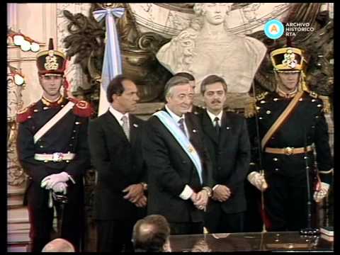 Asunción de Néstor Kirchner en el 2003